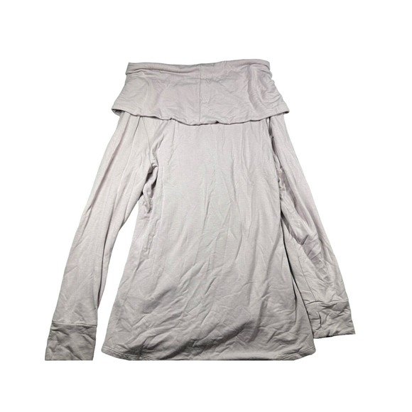 Soft Surroundings Pink‎ Cowl Neck Drawstring Tunic Top Sweater Womens Size M - Picture 2 of 7